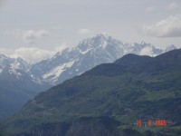 Vista sul Monte Bianco