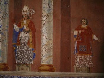 Fresque de l'église de Saint Léger