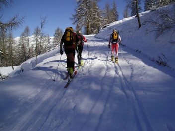Ski de rendonnée à la Pira